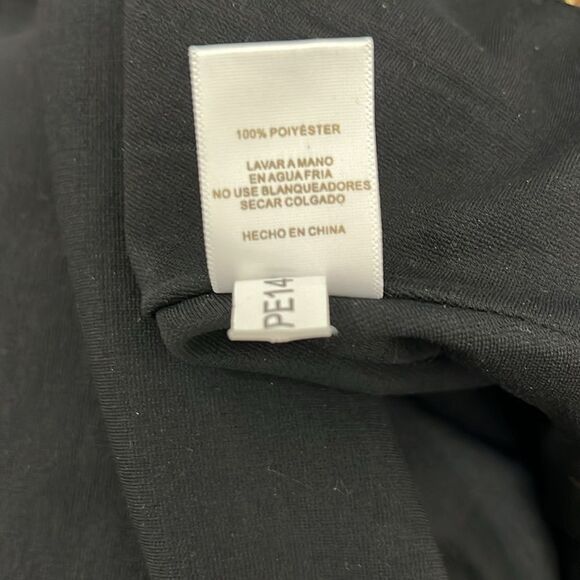 Gianni Bini Peplum Top Woman’s Gold Sequins Sheer Scoop Neck Sleeveless Large - Picture 10 of 12